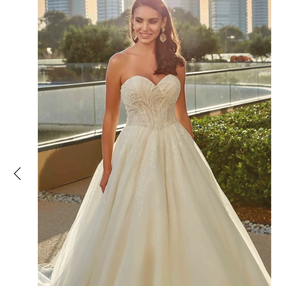 Eddy K Sky601 Keira Ivory/Champagne Wedding Dress